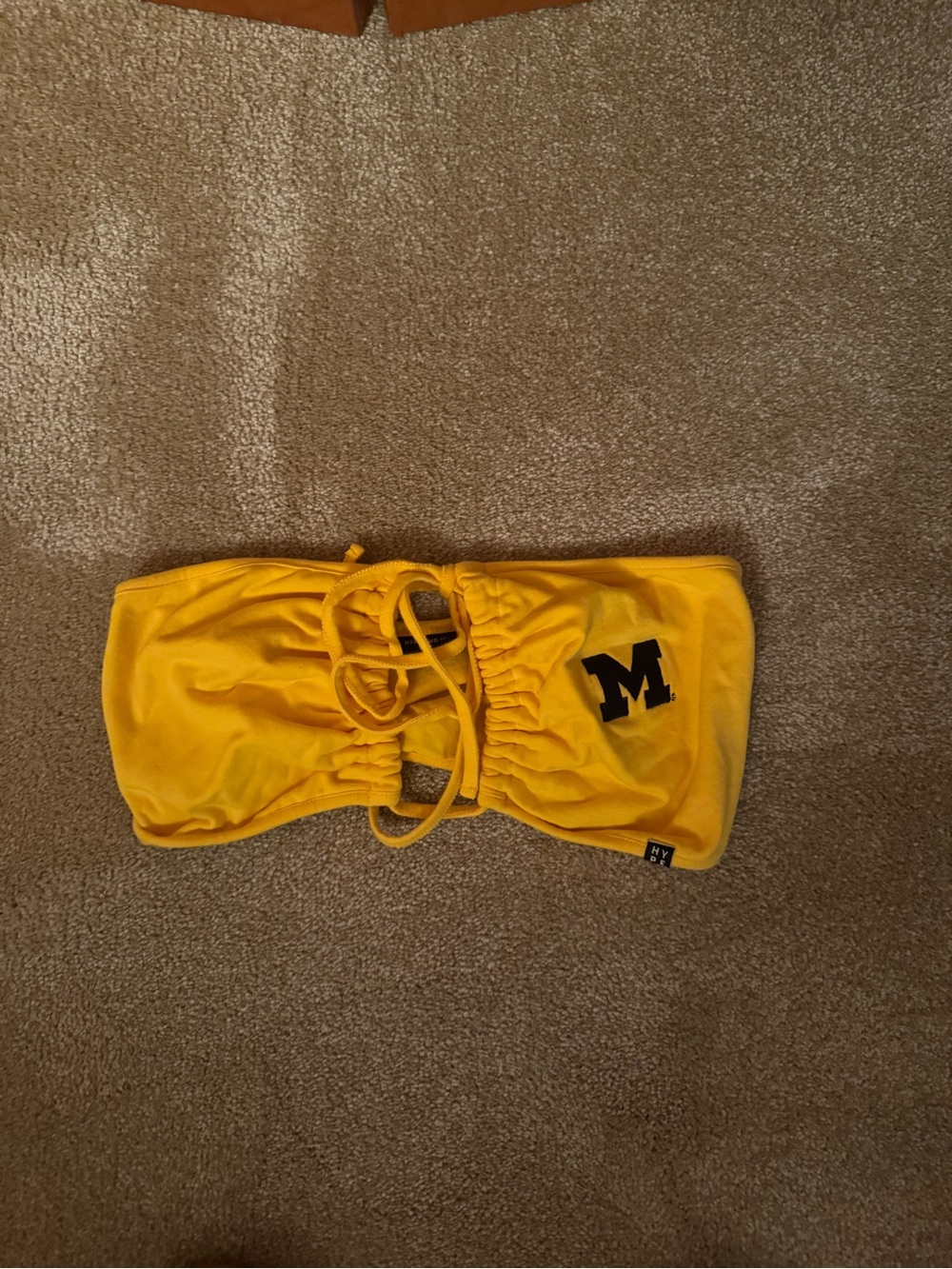 Hype and Vice Yellow Top